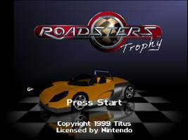 Roadsters Trophy Title Screen